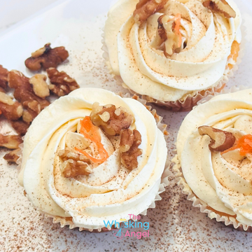 Carrot Divine Eggless Cupcakes: A Blissful Treat for Your Taste Buds